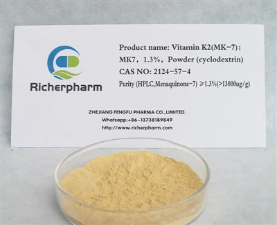 vitamin K2 (MK-7); MK7, 1,3 %, prašek (ciklodekstrin) CAS 2124-57-4